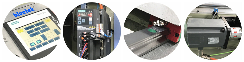 Detalles de la sierra de corte automática de doble cabezal CNC