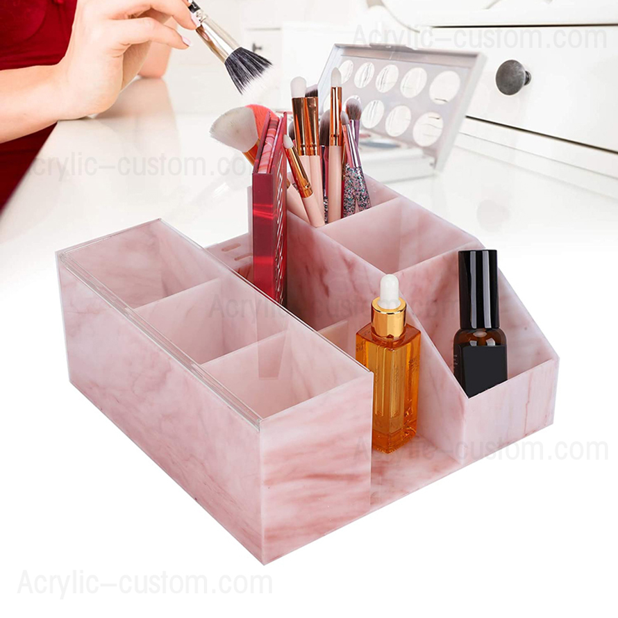 Factory Price Eyelash Storage Box Pink Marble Lash Organizer