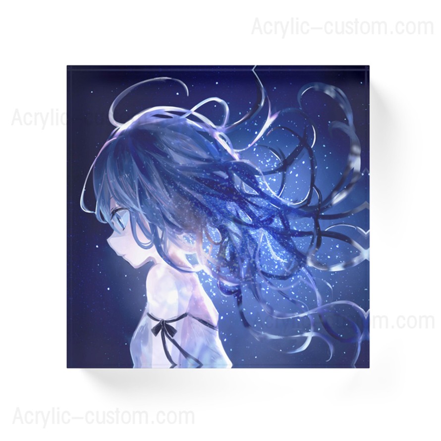 Anime Girl Photo Display Blocks