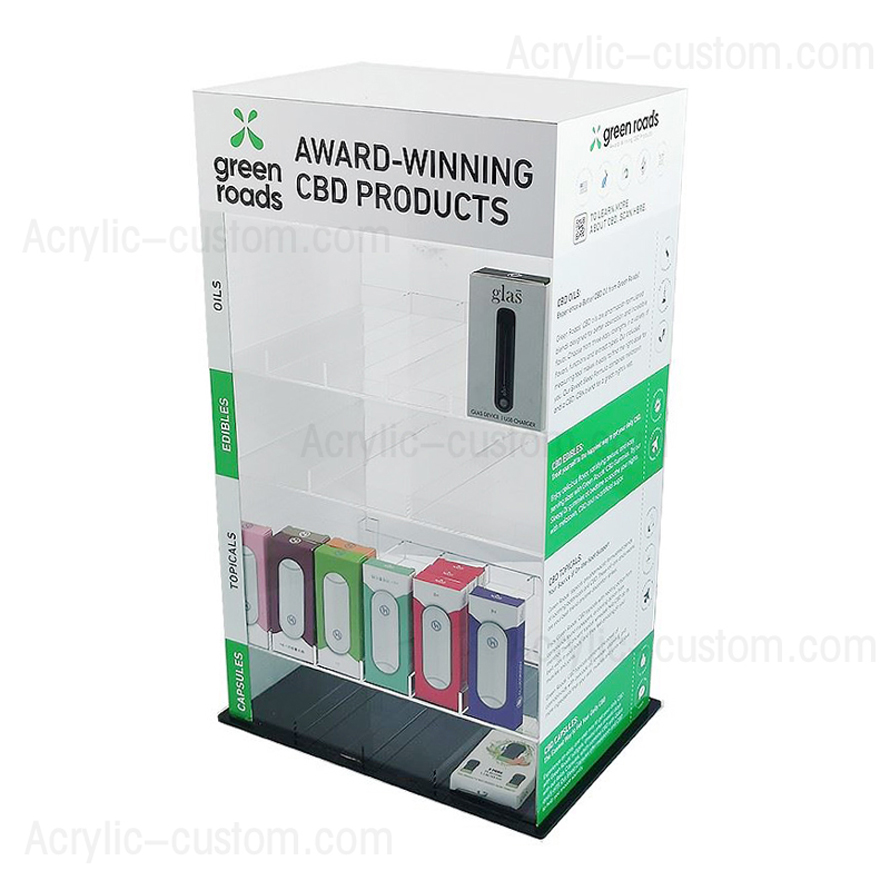 Acrylic E-Cigarette Display Cabinet Vape Pen Display Stand