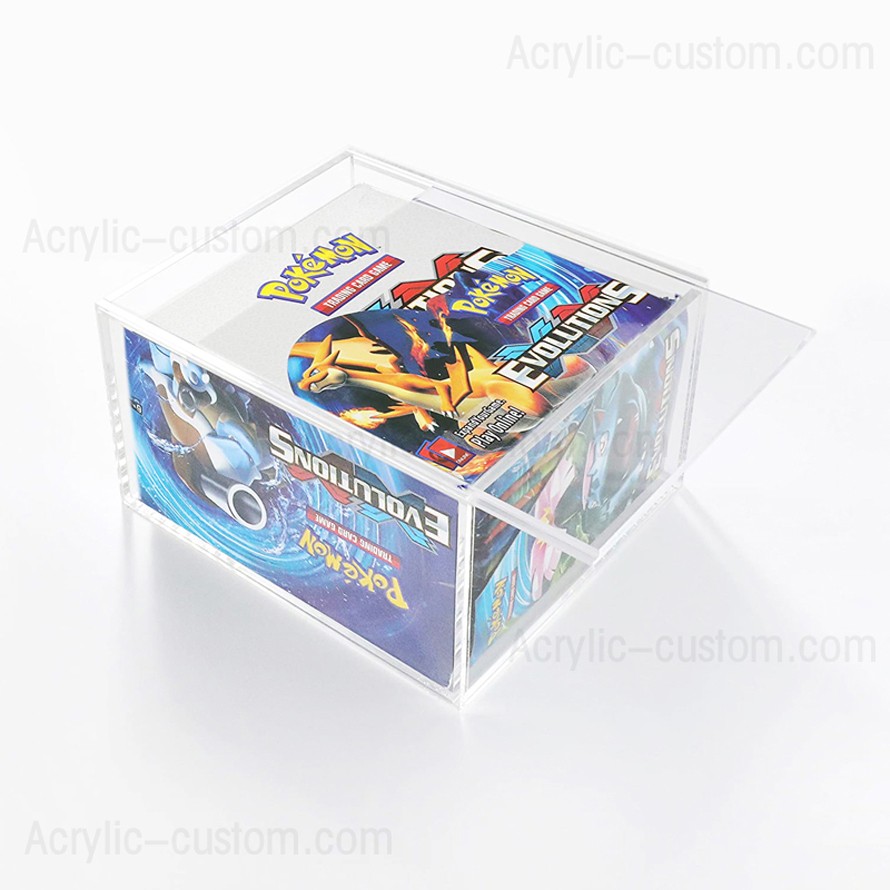 Boîte acrylique pour boîtes de booster de tension vive Pokemon Sword & Shield