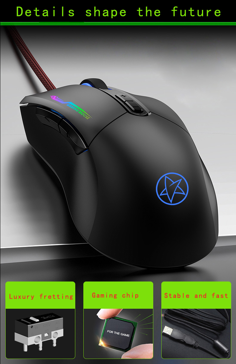 3200 DPI gaming mouse