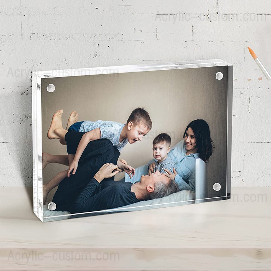 Double Side Acrylic Magnetic Photo Frame