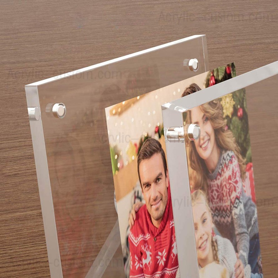 Cadre photo acrylique 5x7 Cadre photo transparent