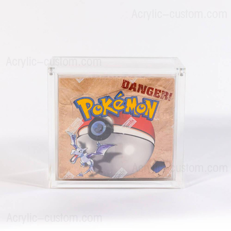 Caja de refuerzo de Pokemon transparente al por mayor