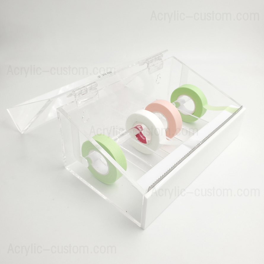 Eyelash Tape Dispenser with Cutter Holder