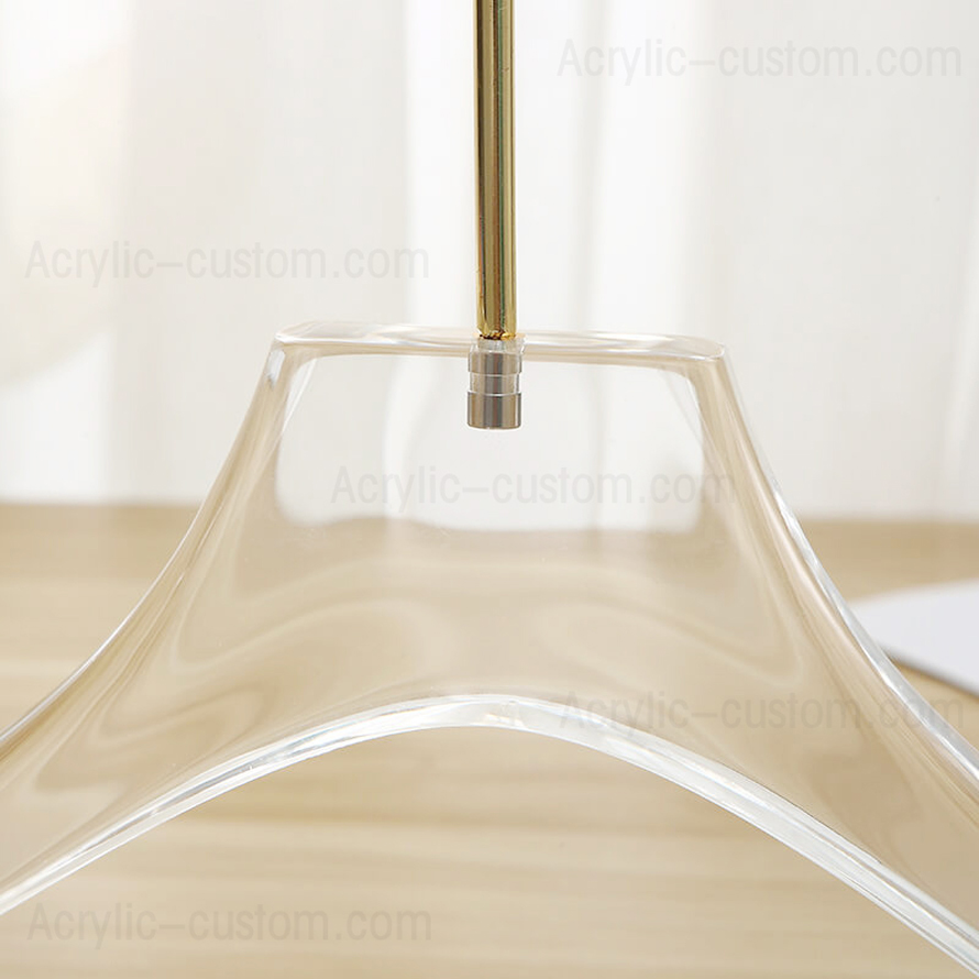 Acrylic Hangers with Gold Hook