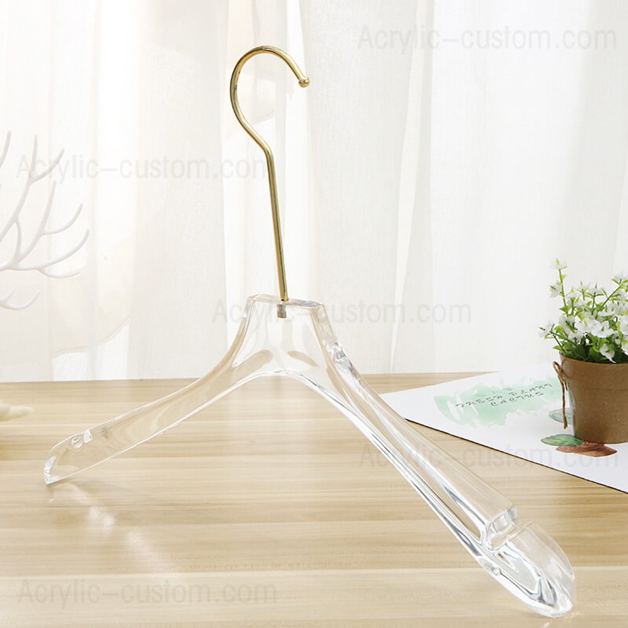 Acrylic Hangers with Gold Hook
