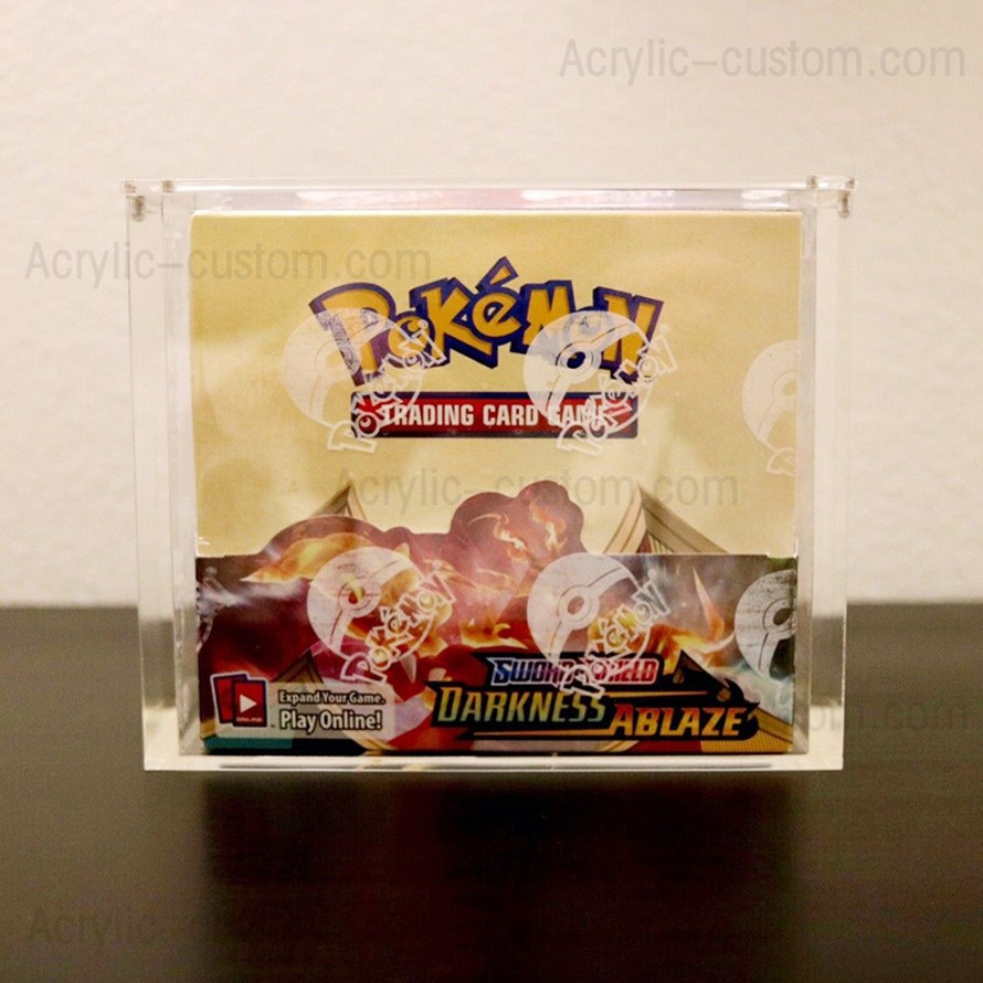 Pokemon Acrylic Booster Box Display Case Modern Boxes