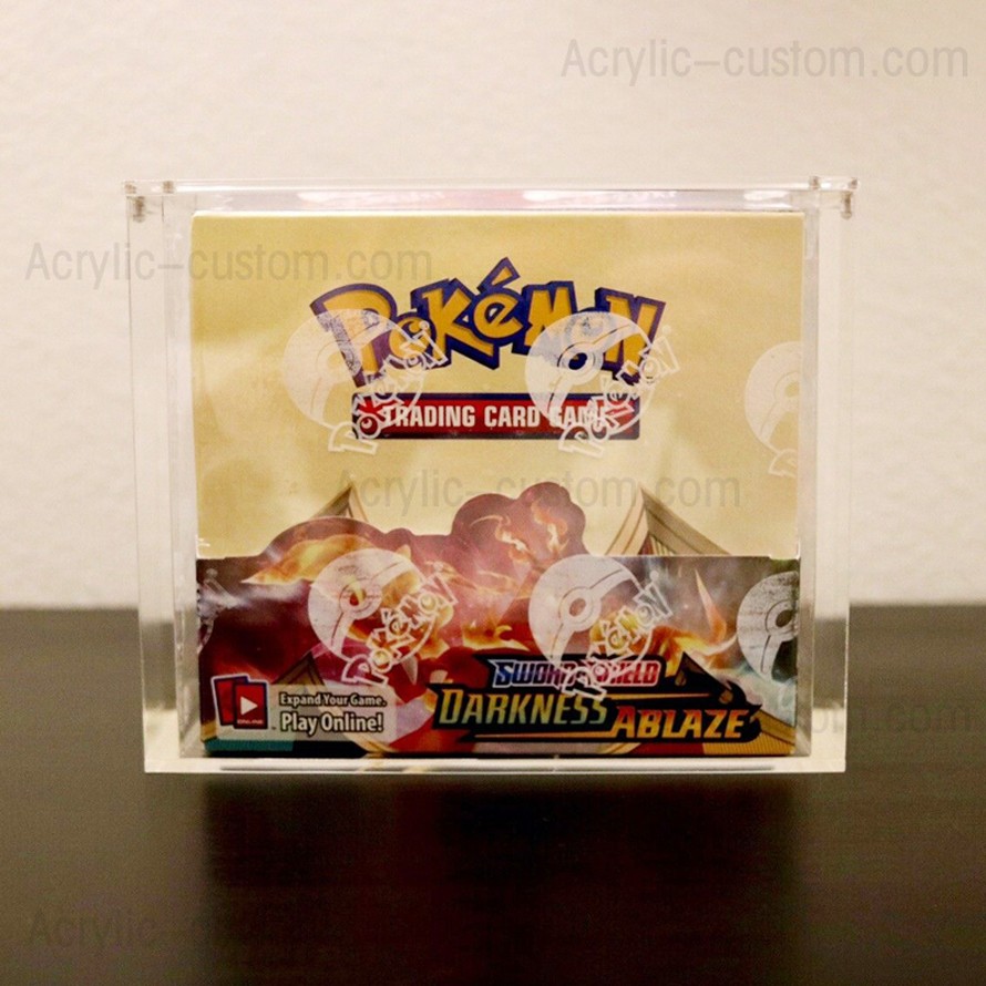 Pokemon Acrylique Booster Box Vitrine Boîtes Modernes