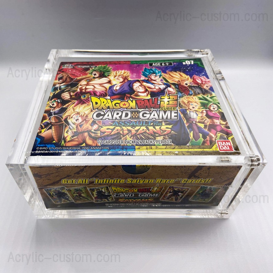 Caja protectora de Dragon Ball Caja de refuerzo de Pokemon acrílico