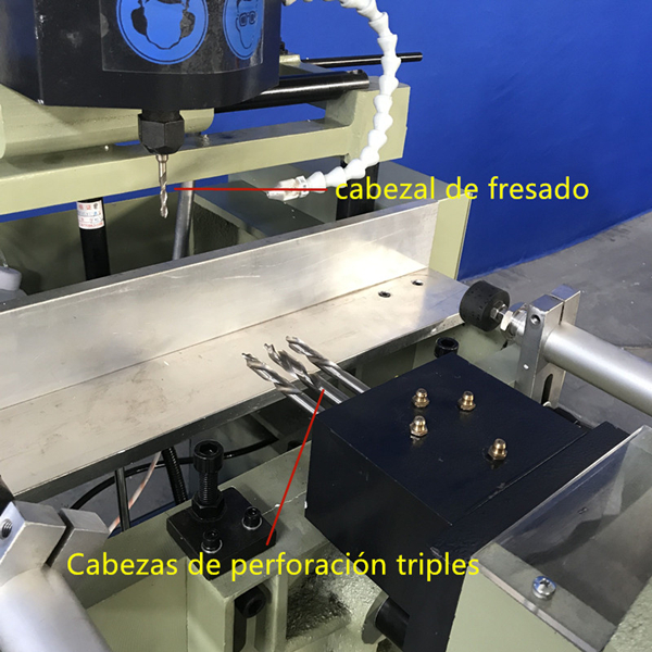 Cabezal de taladrado y cabezal de fresado