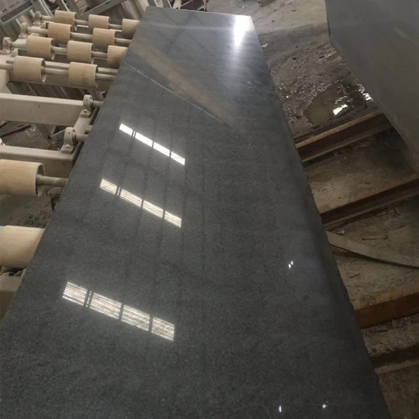 dark grey granite polished slabs for countertop