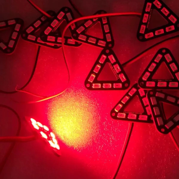 DC 12V Triangle PCB LED Module for Car Taxi Playmobile Drone