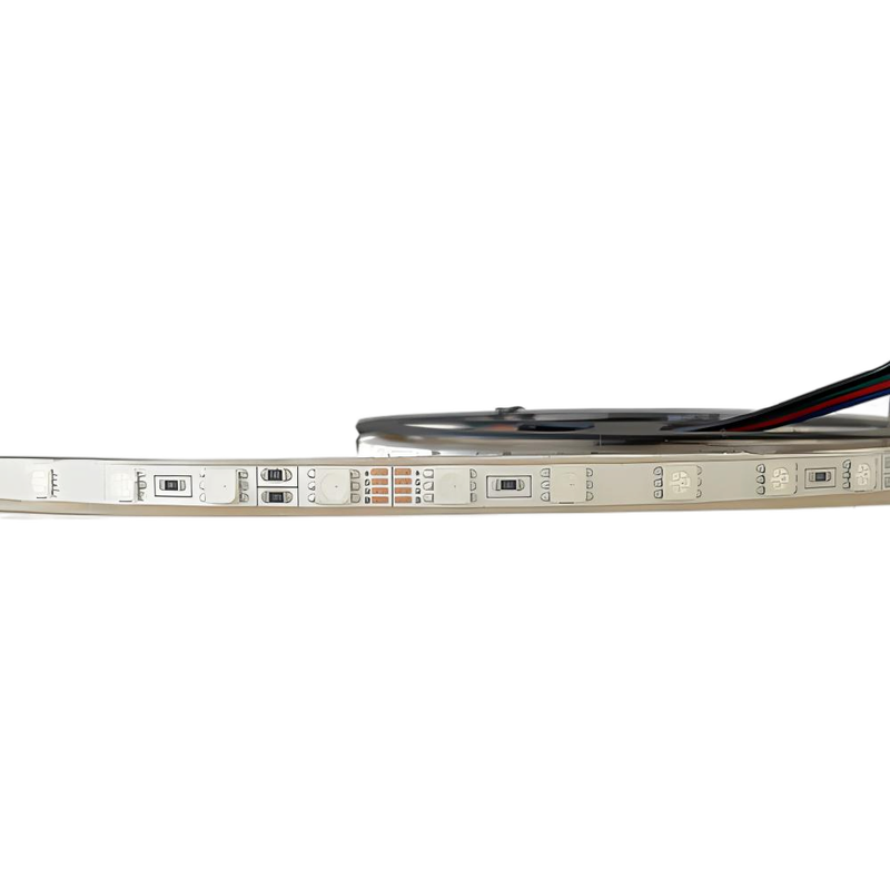 Custom Made 6mm Super Narrow DC 24V IP68  Waterproof RGB SMD 5050 Flexible LED Strip