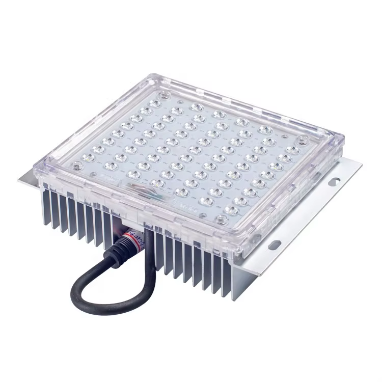 64 LED Square Lighting LED Street Light Module 3030 SMD 50W Module 60 / 90 Degree