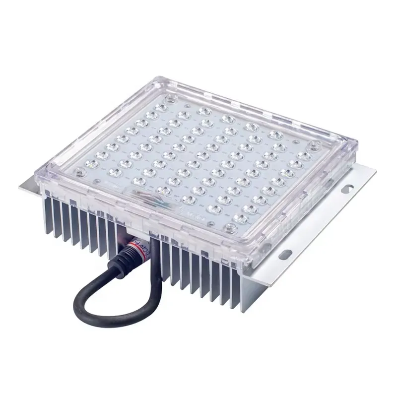 64 LED Square Lighting LED Street Light Module 3030 SMD 50W Module 60 / 90 Degree