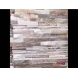 white quartz natural split stacked stone veneer panel
