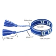 Wholesale Evil Eye Tassel Woven Bracelet