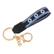 Evil Eye Embroidered Keychain, car key holder, bag ornament