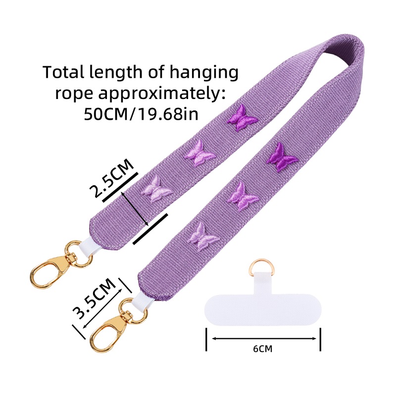 Personalized 2-in-1 Mobile Phone Lanyard & Bag Strap Combo,  Adjustable Phone Lanyard and Bag strap