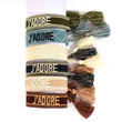 Lettering Tassel Woven Bracelet Embroidered Friendship Bracelets