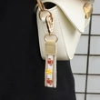 Game Day Embroidered Keychain with Stainless Steel Ring, Key Holder, bag decoration