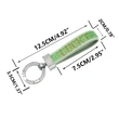 Rhinestone Lettering Keychain – Ideal as a Key Holder, Bag Charm, or ID Card Accessory