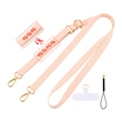 Mother's Day Themed Embroidered Lanyard Strap, Bag Strap & Phone Lanyard, 3-in-1 Gift to show love to Mom
