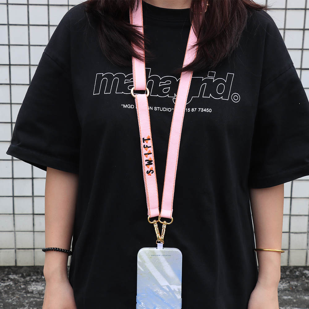 SWIFT Themed Embroidered Lanyard Strap, Bag Strap & Phone Lanyard, 3-in-1 Gift for Swifties