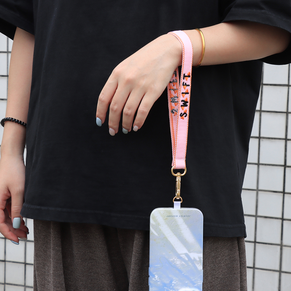 SWIFT Themed Embroidered Lanyard Strap, Bag Strap & Phone Lanyard, 3-in-1 Gift for Swifties