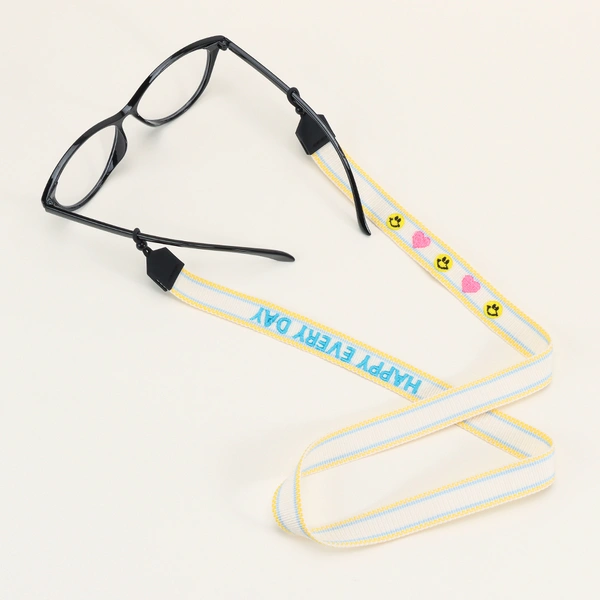 Sunglasses & Eyeglasses Holder Straps for Men Women With Embroidery Words