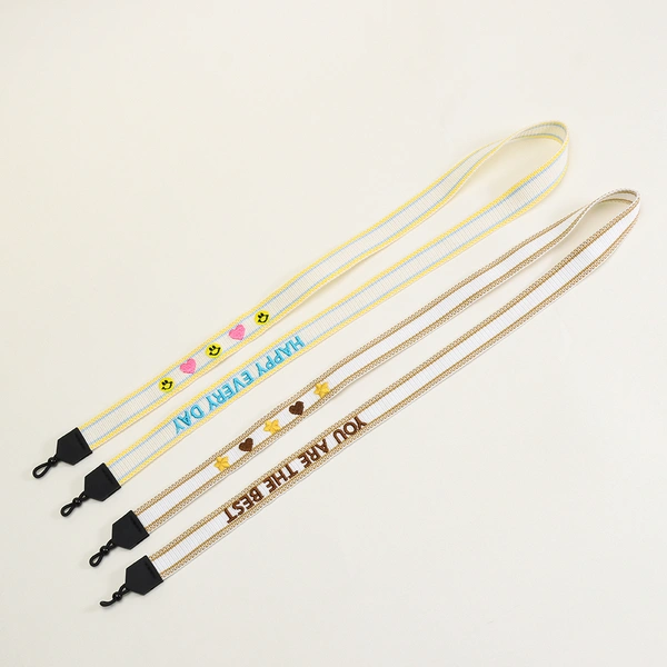 Sunglasses & Eyeglasses Holder Straps for Men Women With Embroidery Words