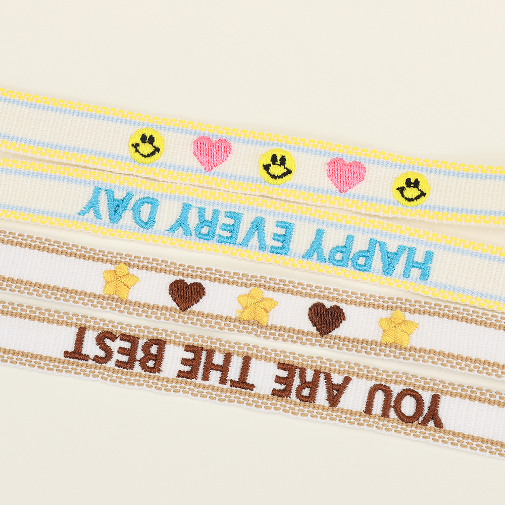 Sunglasses & Eyeglasses Holder Straps for Men Women With Embroidery Words