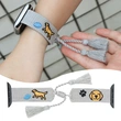 Pet Lovers Apple Watch Strap Woven Tassel Watch Band Series 6 7 8 9 with Adjustable Tassels and Embroidered Pets