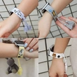 Pet Lovers Apple Watch Strap Woven Tassel Watch Band Series 6 7 8 9 with Adjustable Tassels and Embroidered Pets