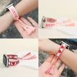 Apple Watch Strap XOXO | I LOVE YOU Adjustable Embroidery Woven Watch Band for 10 9 8 7 6 Iwatch Strap