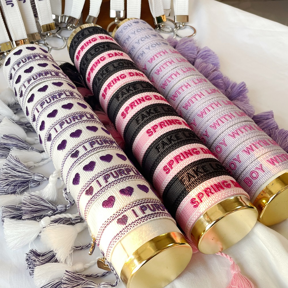 Fan-made BTS inspired Tassel bracelets, gift for ARMY, 2026 World Tour Concert Gift