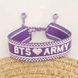 Fan-made BTS inspired Bracelets Saying BTS X ARMY