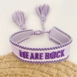 Fan-made BTS inspired Bracelets Saying BTS X ARMY