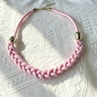 Handmade Textile Necklace for Women Rope Choker Necklace Adjustable Statement Jewelry Gift