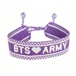 Fan-made BTS inspired Bracelets Saying BTS X ARMY