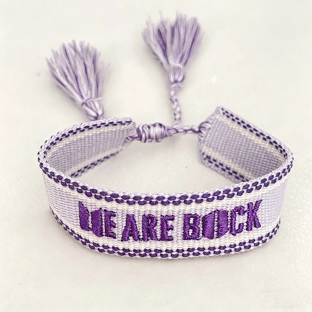 Fan-made BTS inspired Bracelets Saying BTS X ARMY