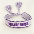 Fan-made BTS inspired Bracelets Saying BTS X ARMY