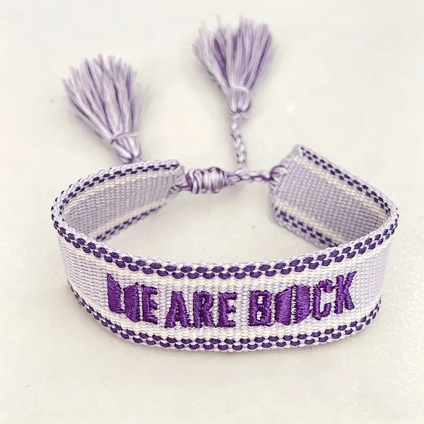 Fan-made BTS inspired Bracelets Saying BTS X ARMY