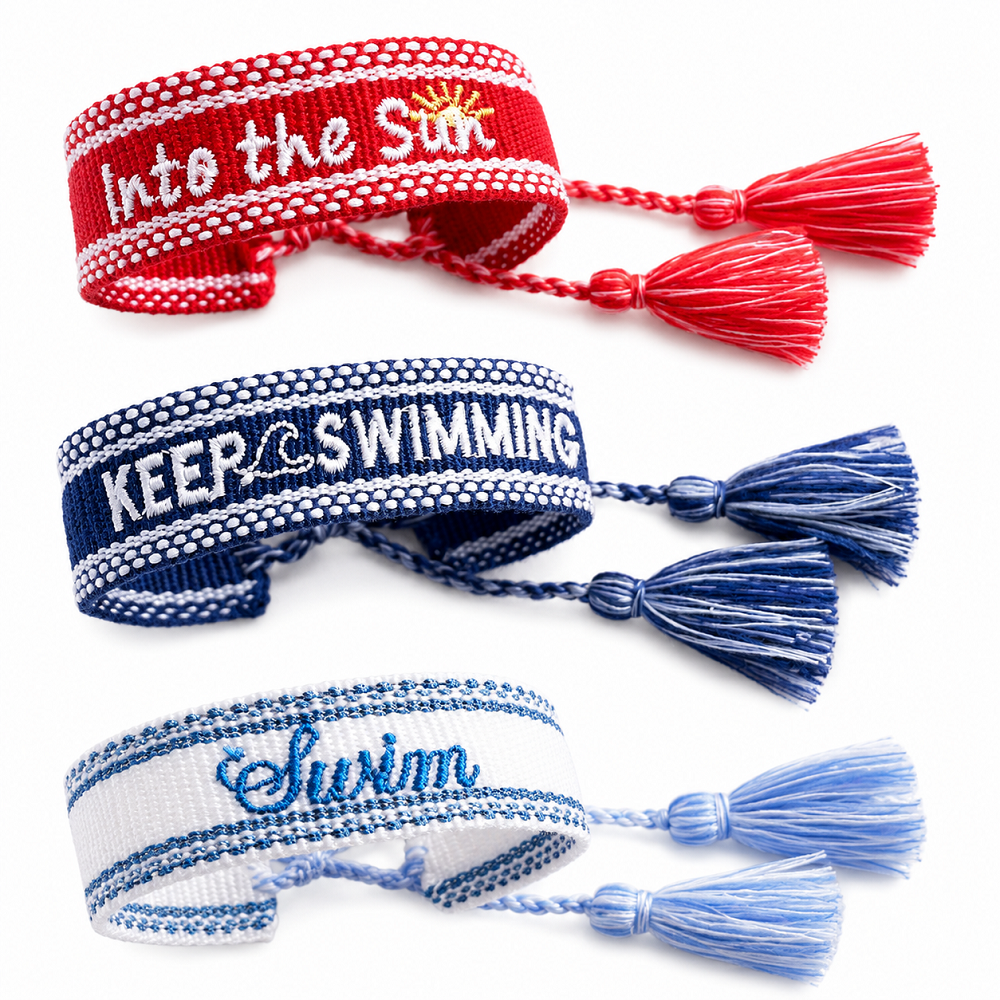 Fan-made BTS Songs inspired Bracelets Saying DYNAMITE, BUTTER, SWIM, NORMAL, INTO THE SUN