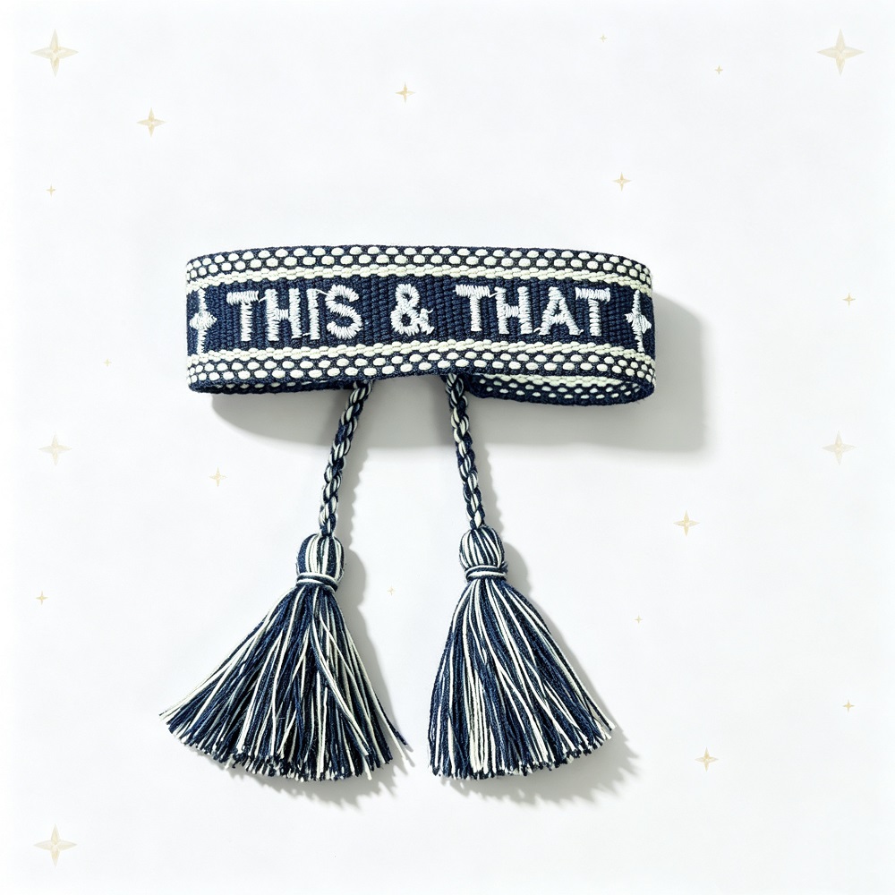 Fan-made STRAY KIDS inspired Adjustable Tassel Bracelets Saying SKZ, STAY, YOU MAKE STRAY KIDS STAY
