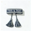Fan-made STRAY KIDS inspired Adjustable Tassel Bracelets Saying SKZ, STAY, YOU MAKE STRAY KIDS STAY