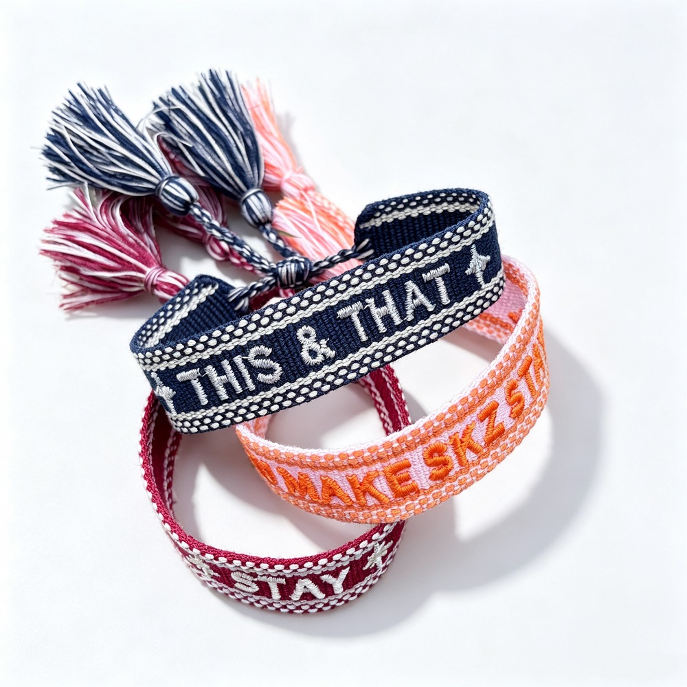 Fan-made STRAY KIDS inspired Adjustable Tassel Bracelets Saying SKZ, STAY, YOU MAKE STRAY KIDS STAY