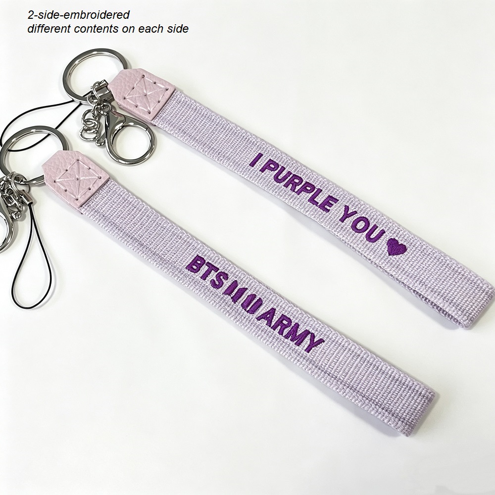 BTS Inspired Fan-made Wrist Keychains 